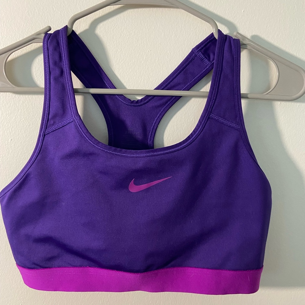 Purple Nike Sports Bra